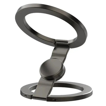 FUDUOO Magnetic Phone Stand & Fidget Spinner Combo, Dual Magnetic Ring Stand, Fidget Toys Adults, Foldable, 360° Rotation, Phone Holder Car, Desk Phone Stand, Magsafe Compatible, Stress Relief Accessory for Home/Office/Travel/Gym